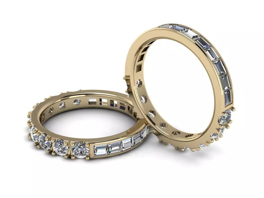 Eternity Jewelry Ring 001 3D print model