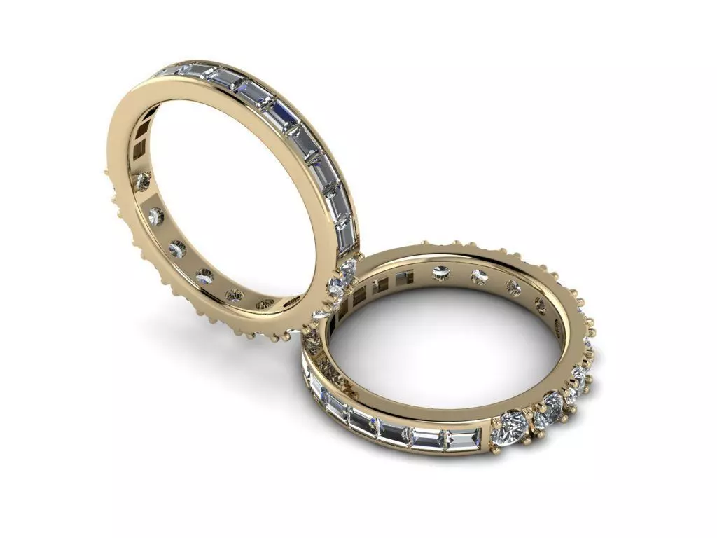 Eternity Jewelry Ring 002 3D print model