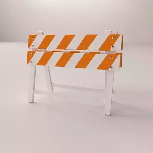 Safety Barrier 3D model