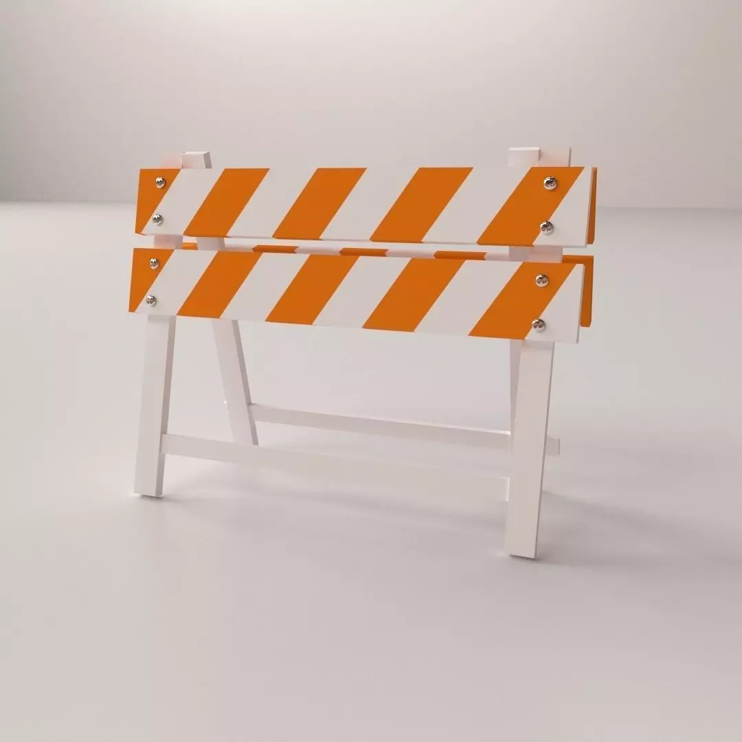 Safety Barrier 3D model