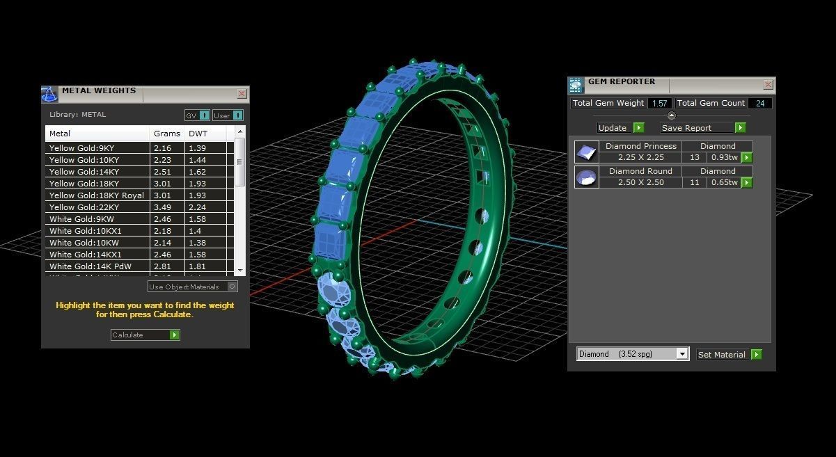 Eternity Jewelry Ring 004 3D print model_2