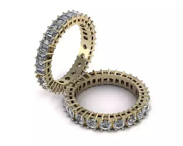 Eternity Jewelry Ring 006 3D print model