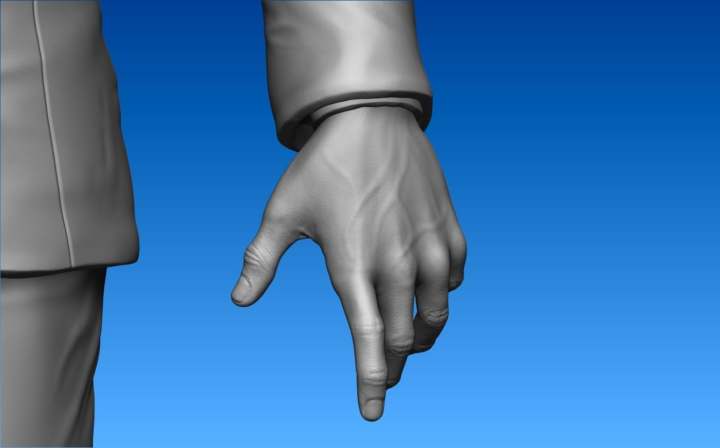 David Bowie 3D print model_8