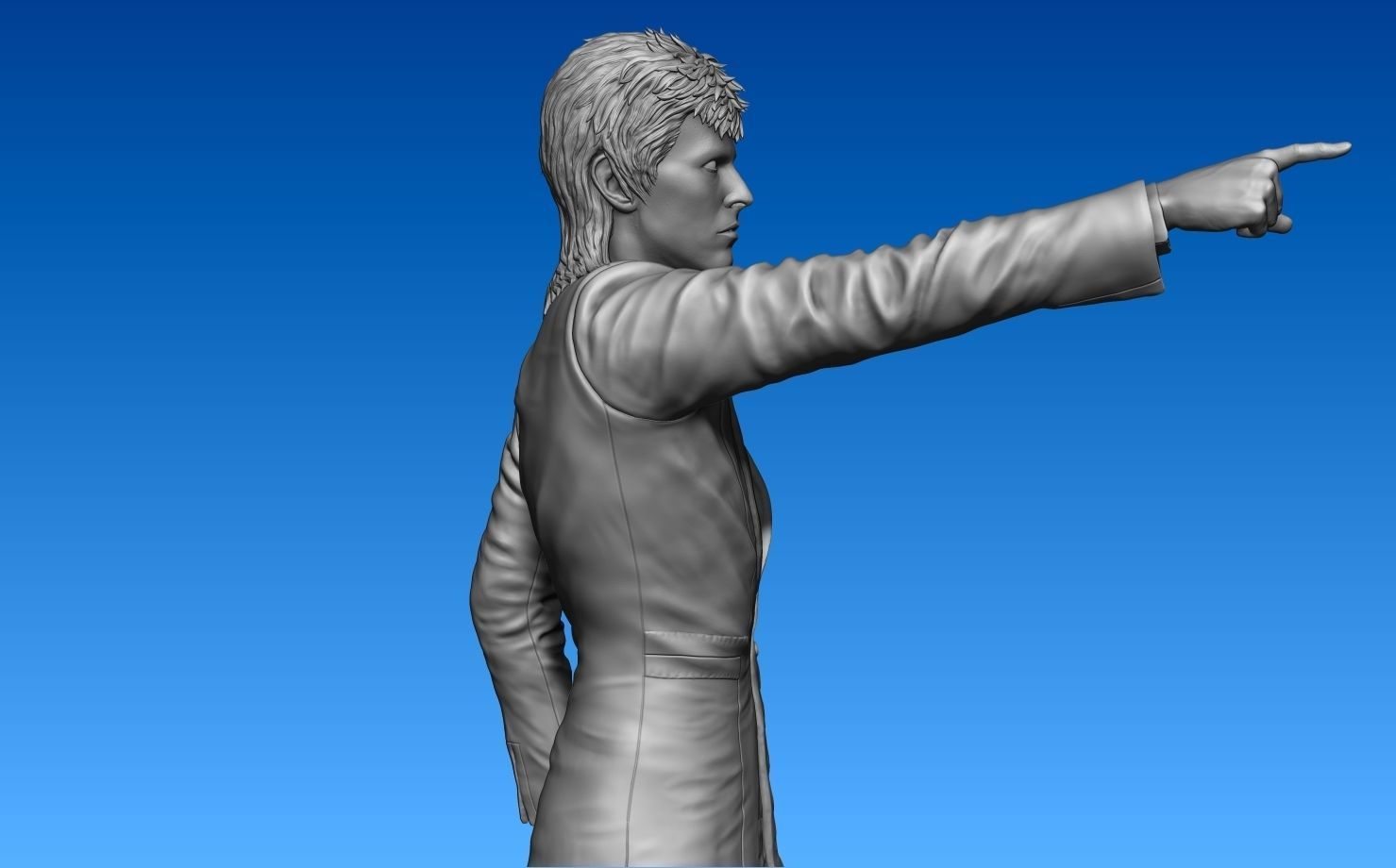 David Bowie 3D print model_10