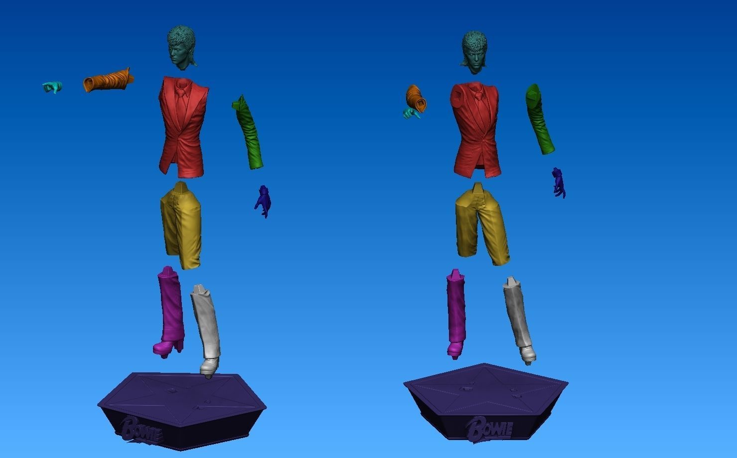 David Bowie 3D print model_15