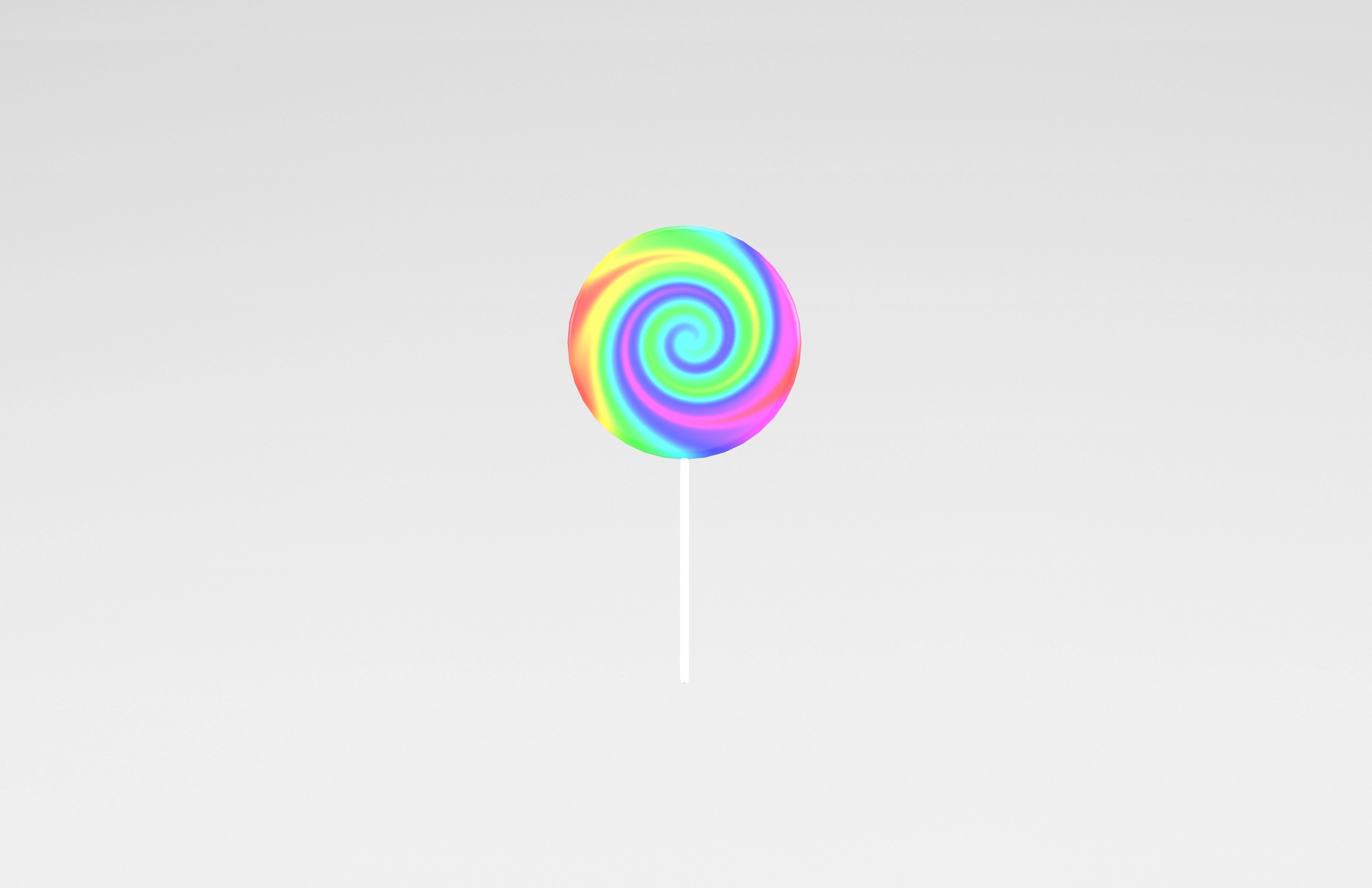 Lollipop v1 001 Low-poly 3D model_1