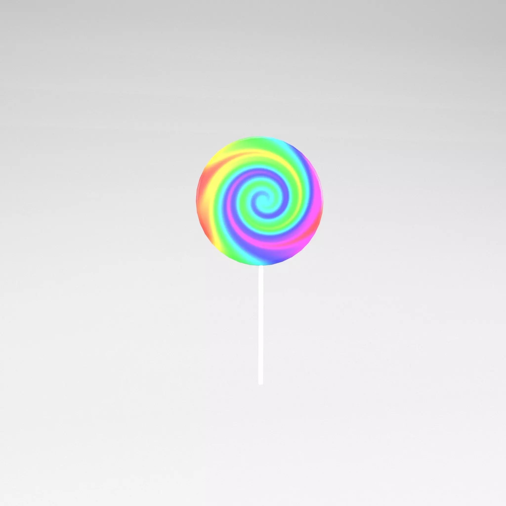 Lollipop v1 001 Low-poly 3D model_0
