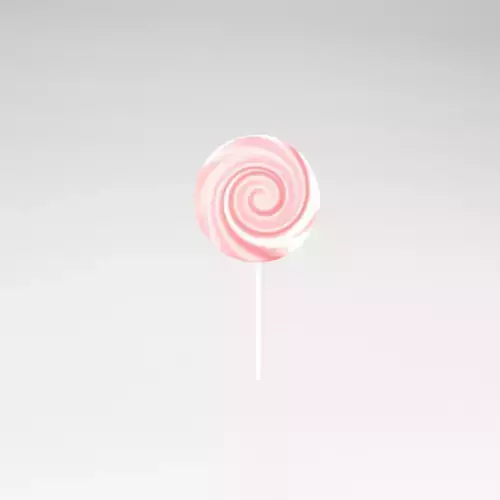 Lollipop v1 002 Low-poly 3D model
