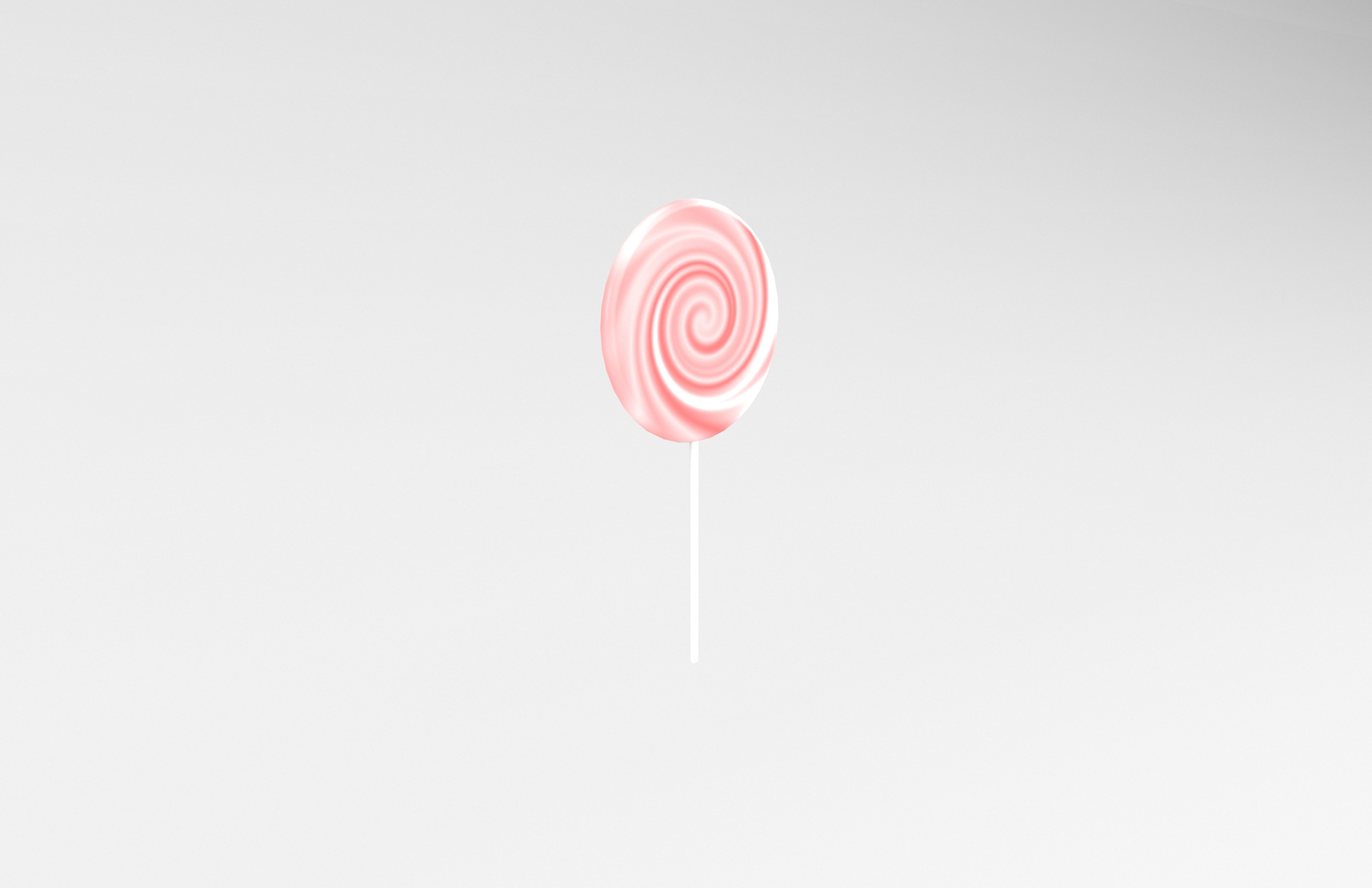 Lollipop v1 002 Low-poly 3D model_3