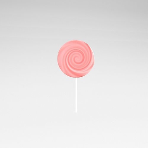 Lollipop v1 003 Low-poly 3D model