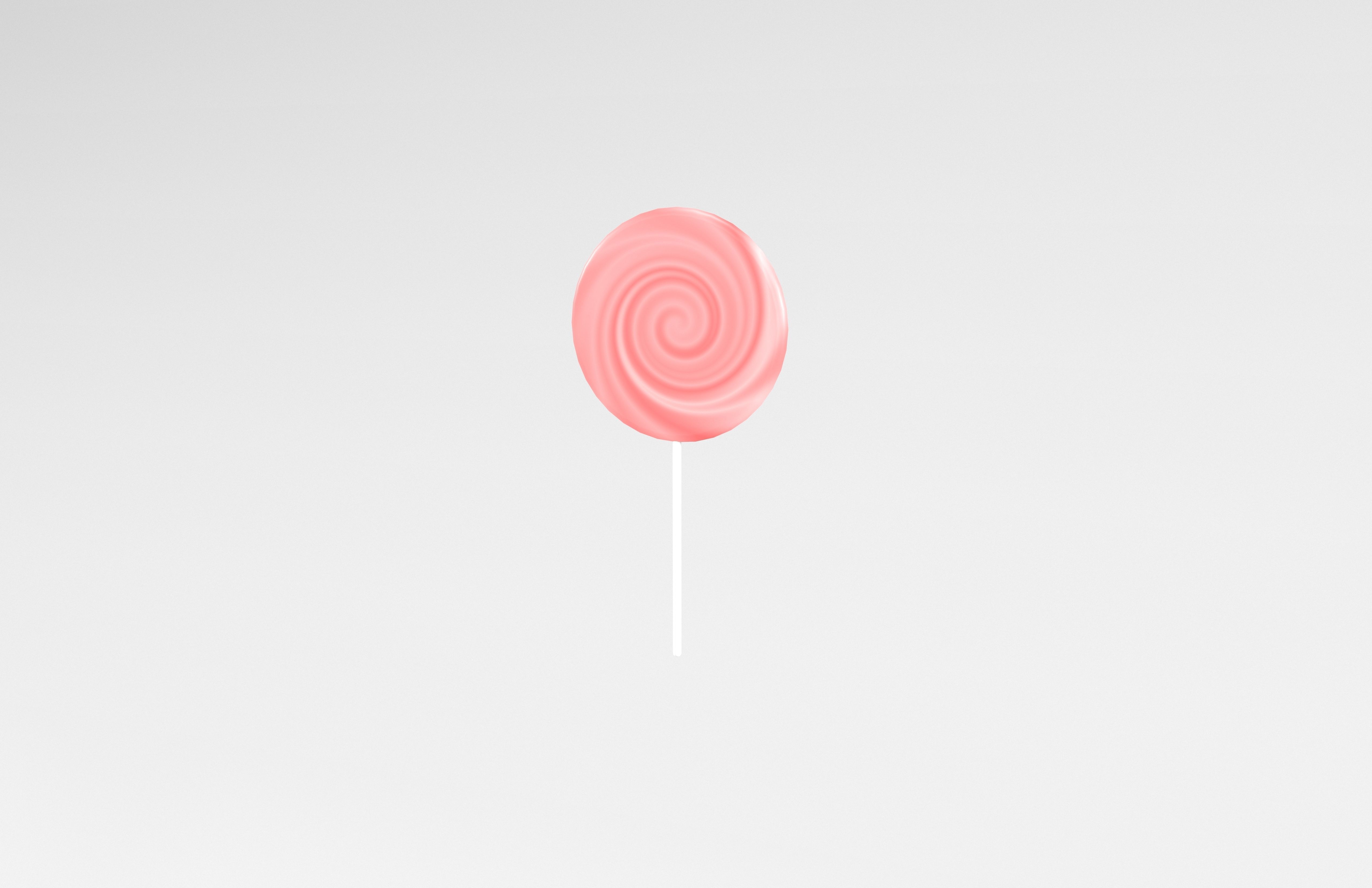 Lollipop v1 003 Low-poly 3D model_1