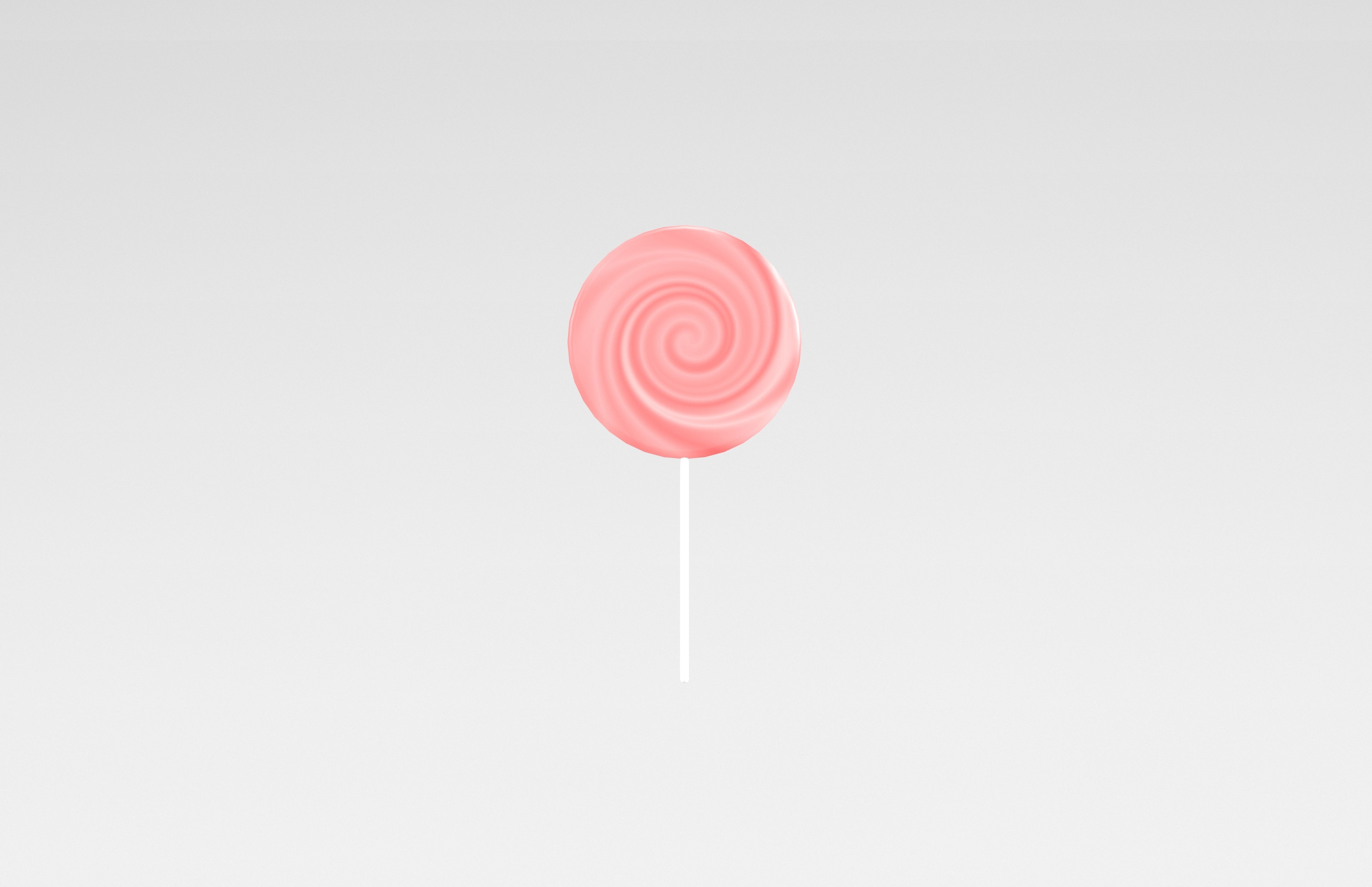 Lollipop v1 003 Low-poly 3D model_3