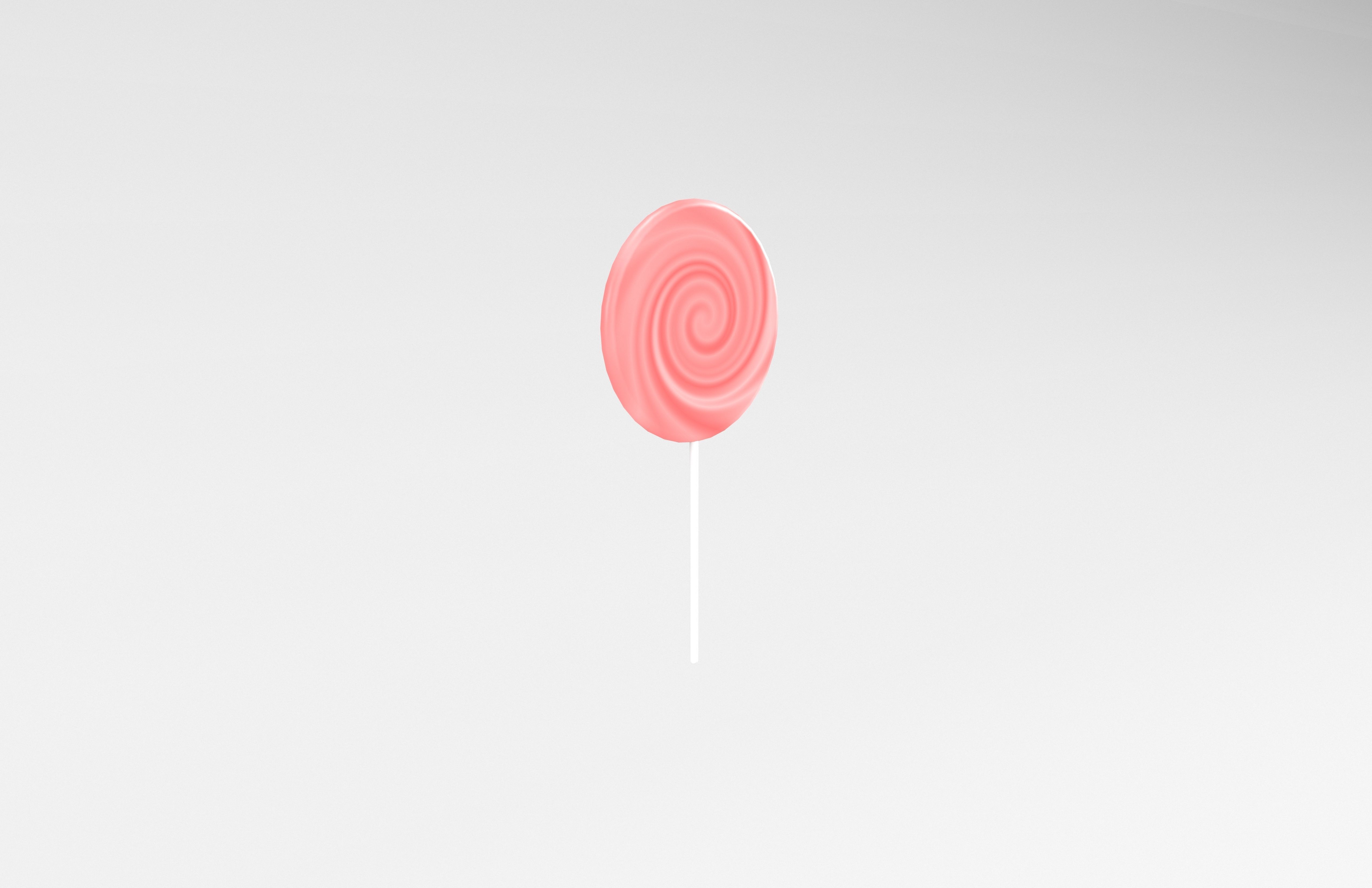 Lollipop v1 003 Low-poly 3D model_2