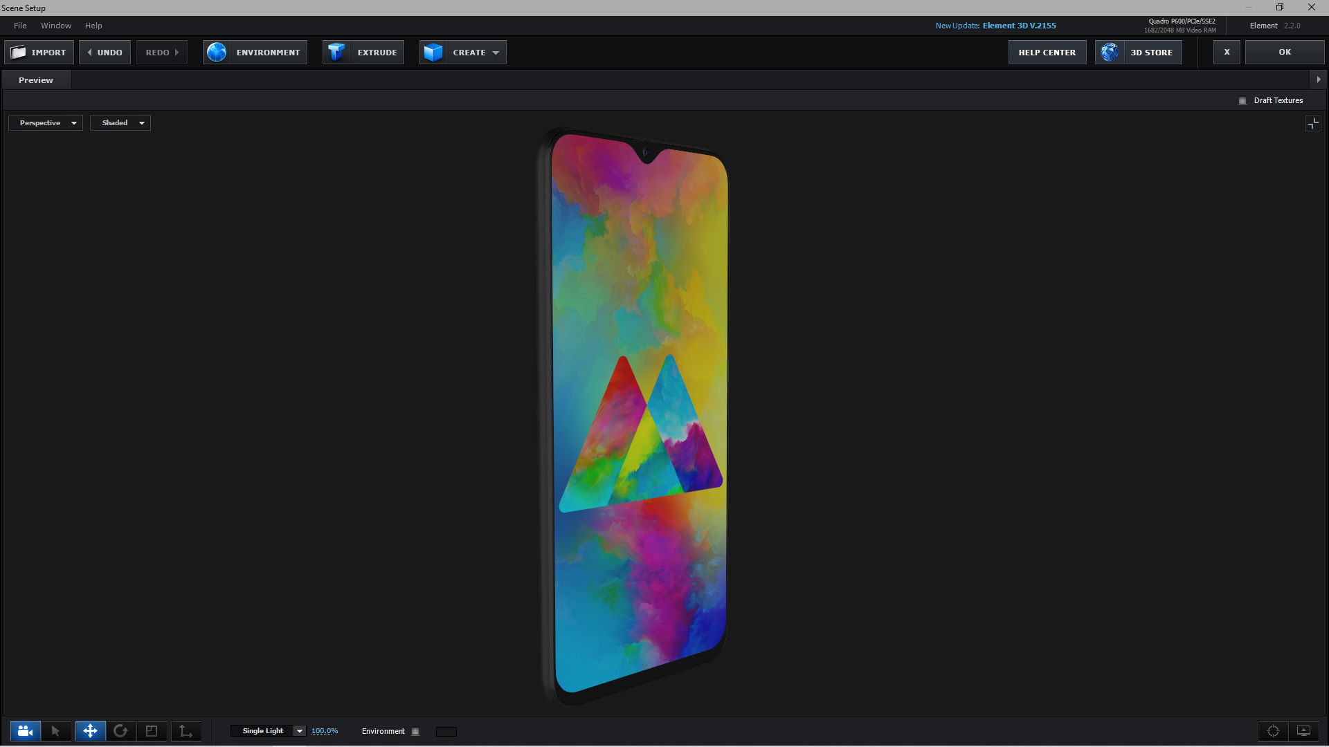 E3D - Samsung Galaxy M20  3D model_5