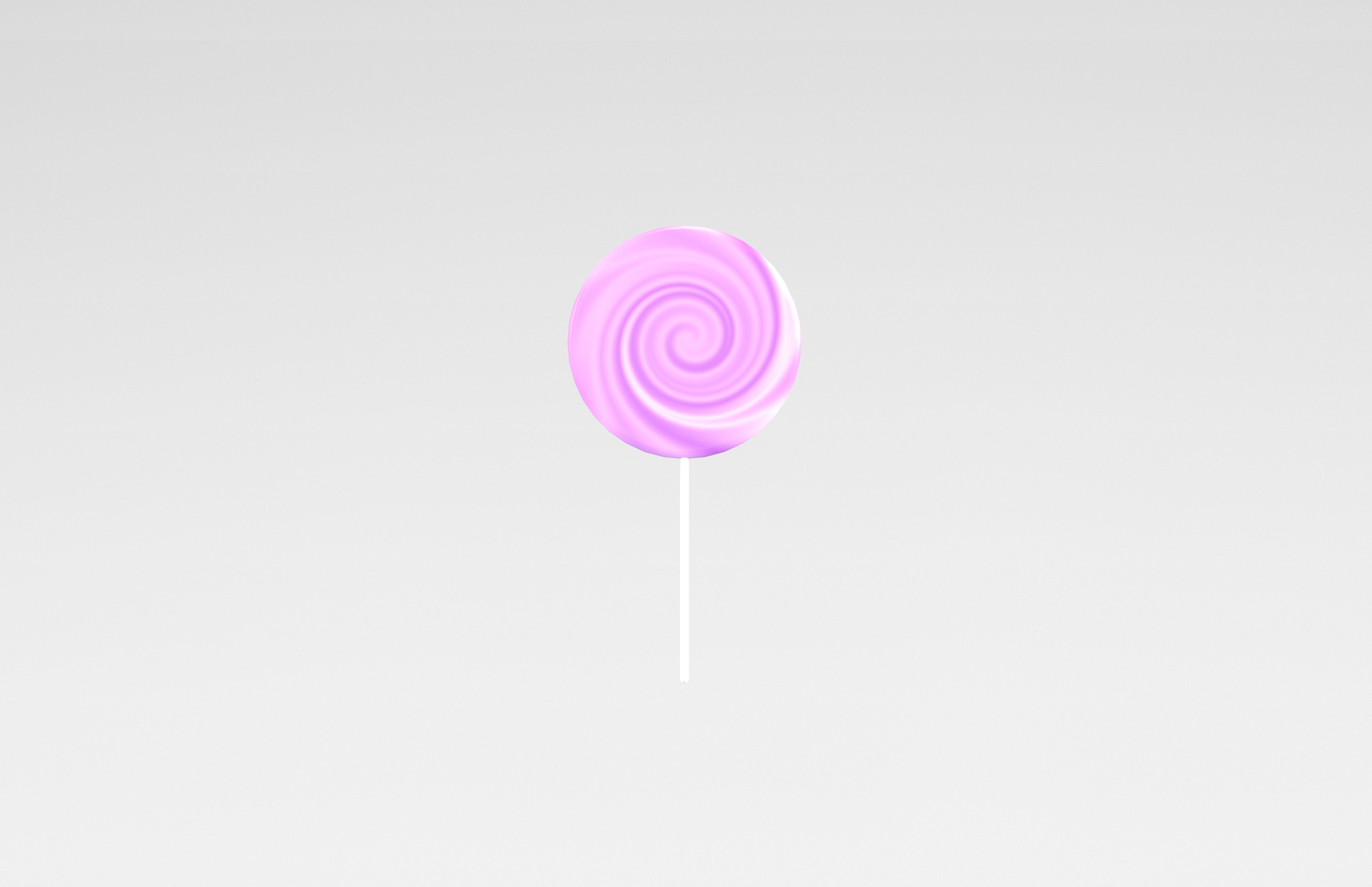 Lollipop v1 006 Low-poly 3D model_1