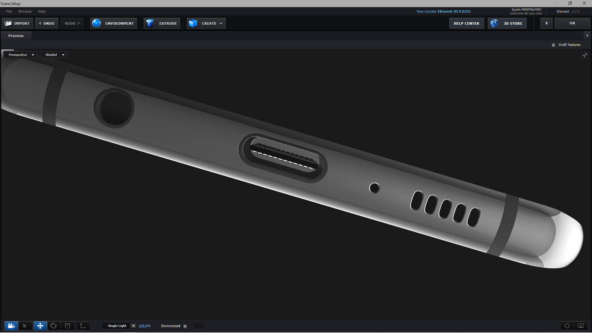 E3D - Samsung Galaxy S10 Plus Black 3D model_5