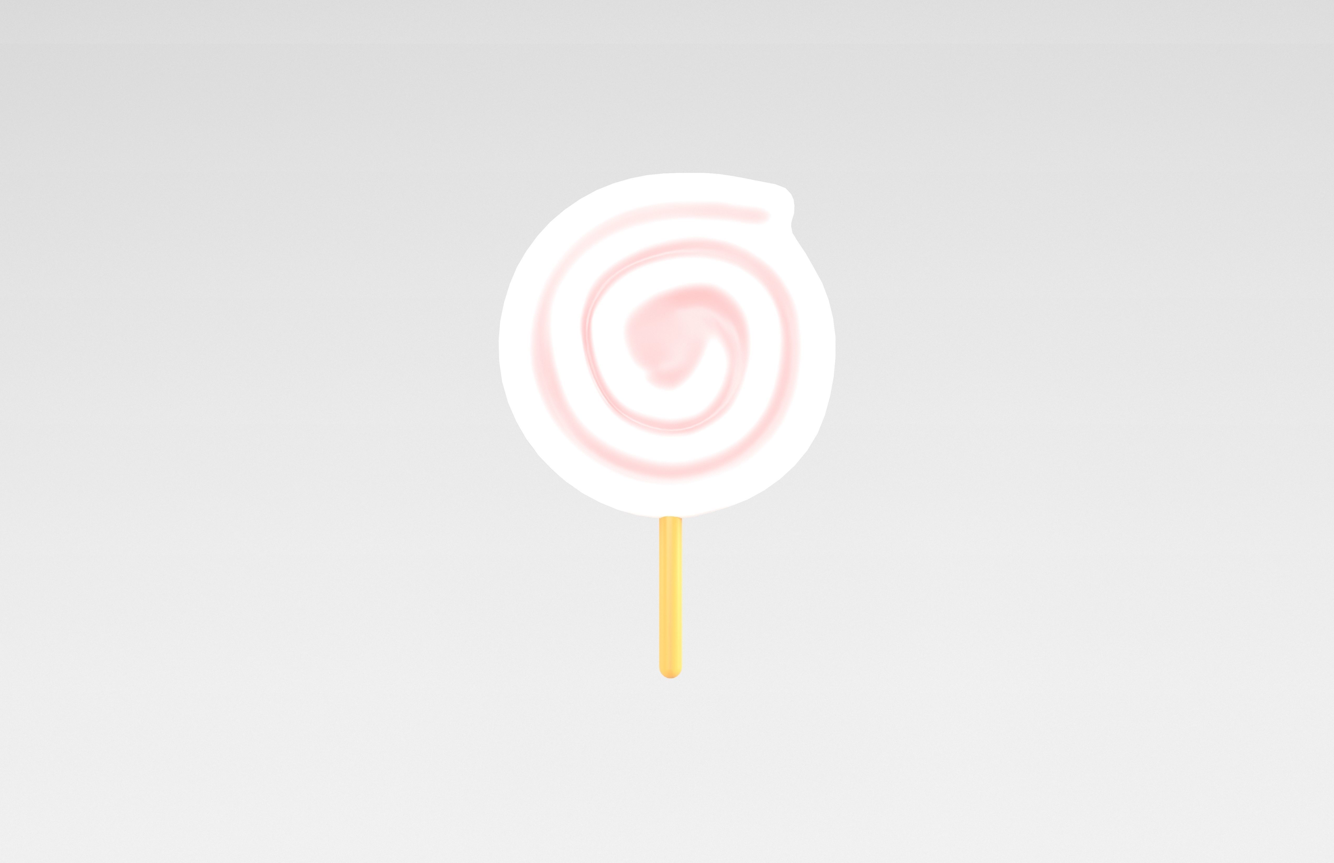 Lollipop v2 001 Low-poly 3D model_1