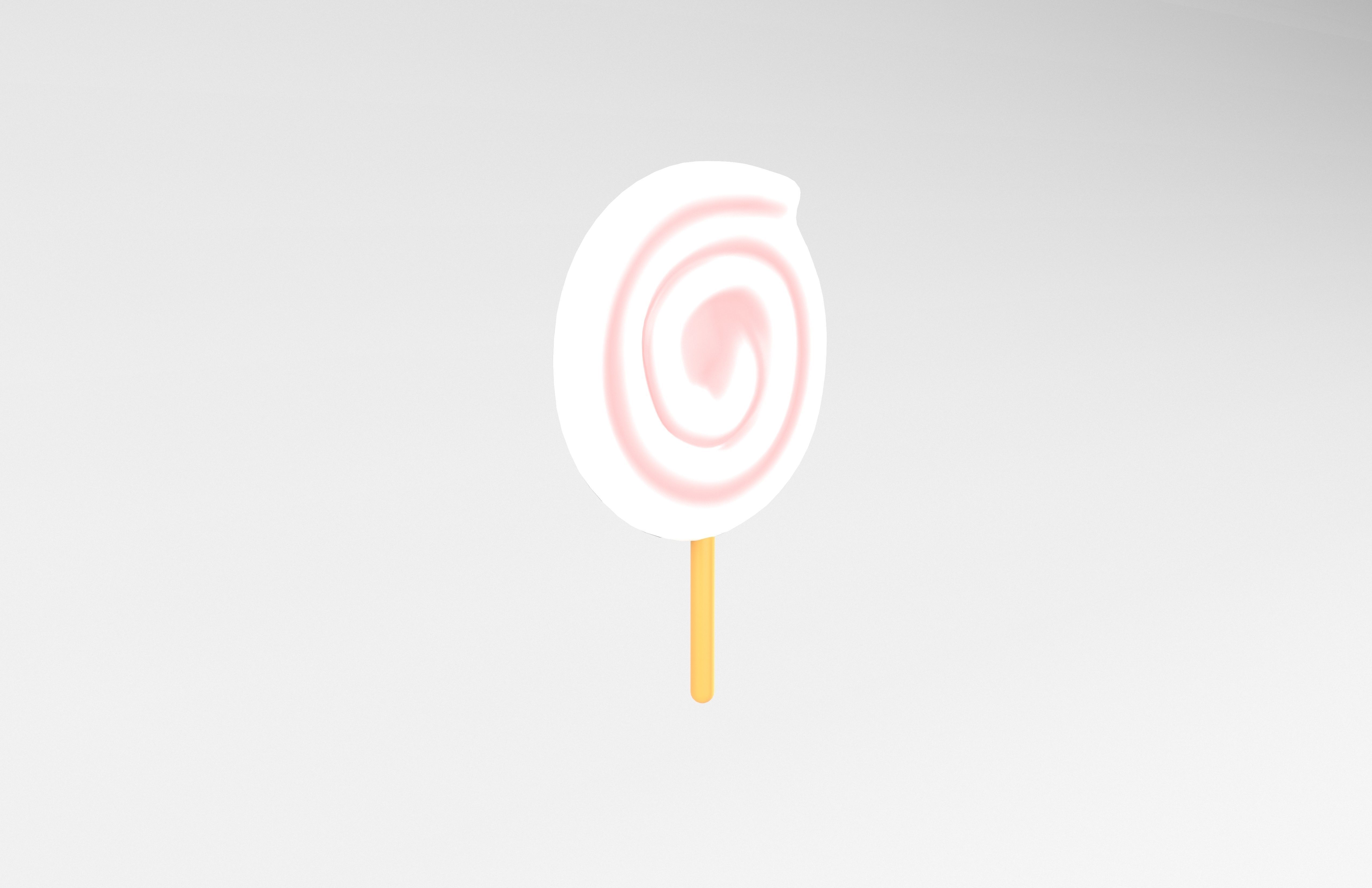 Lollipop v2 001 Low-poly 3D model_3