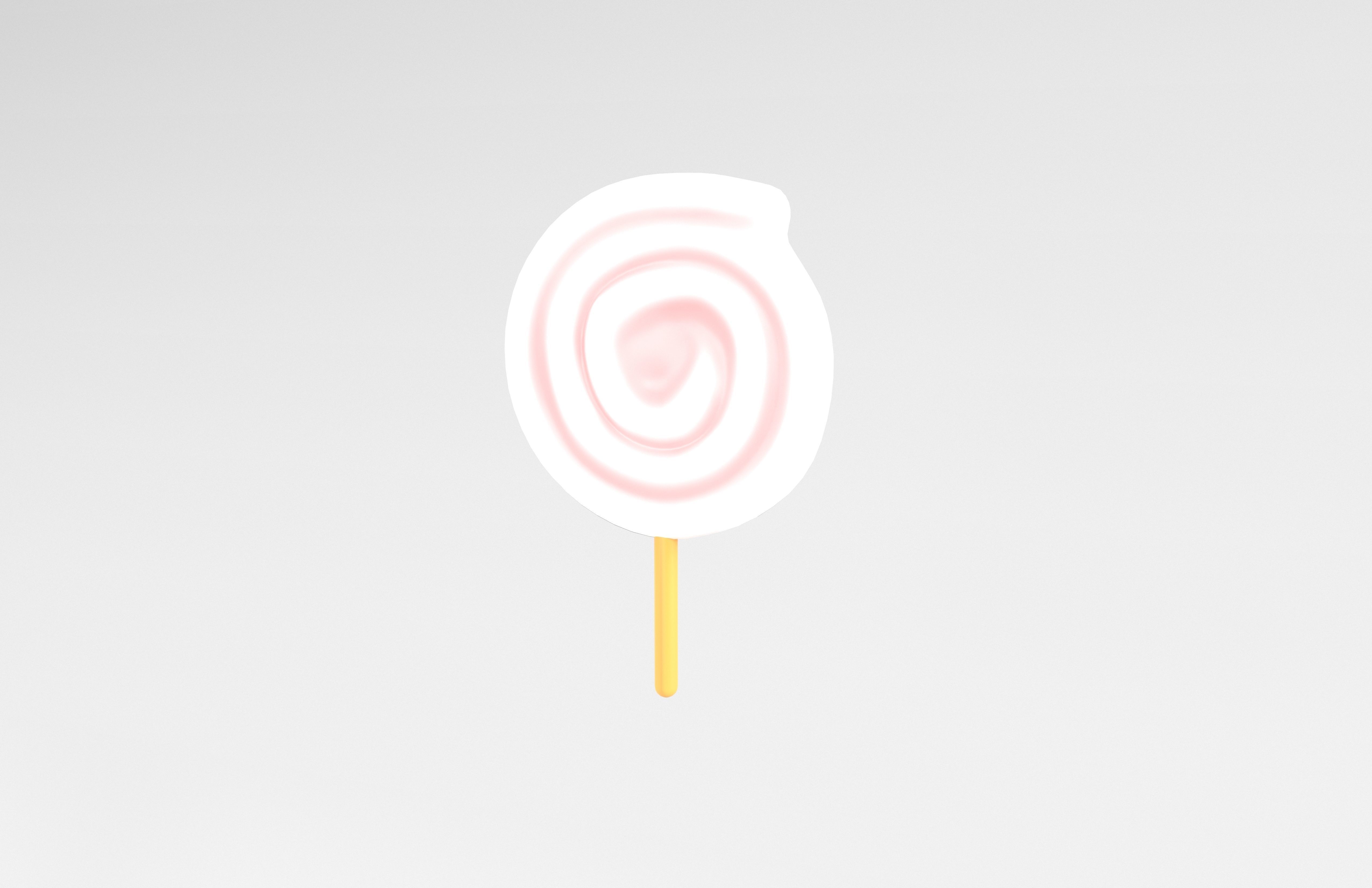 Lollipop v2 001 Low-poly 3D model_2