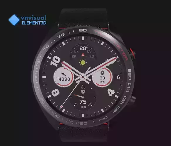 E3D - Huawei Watch Magic 3D model