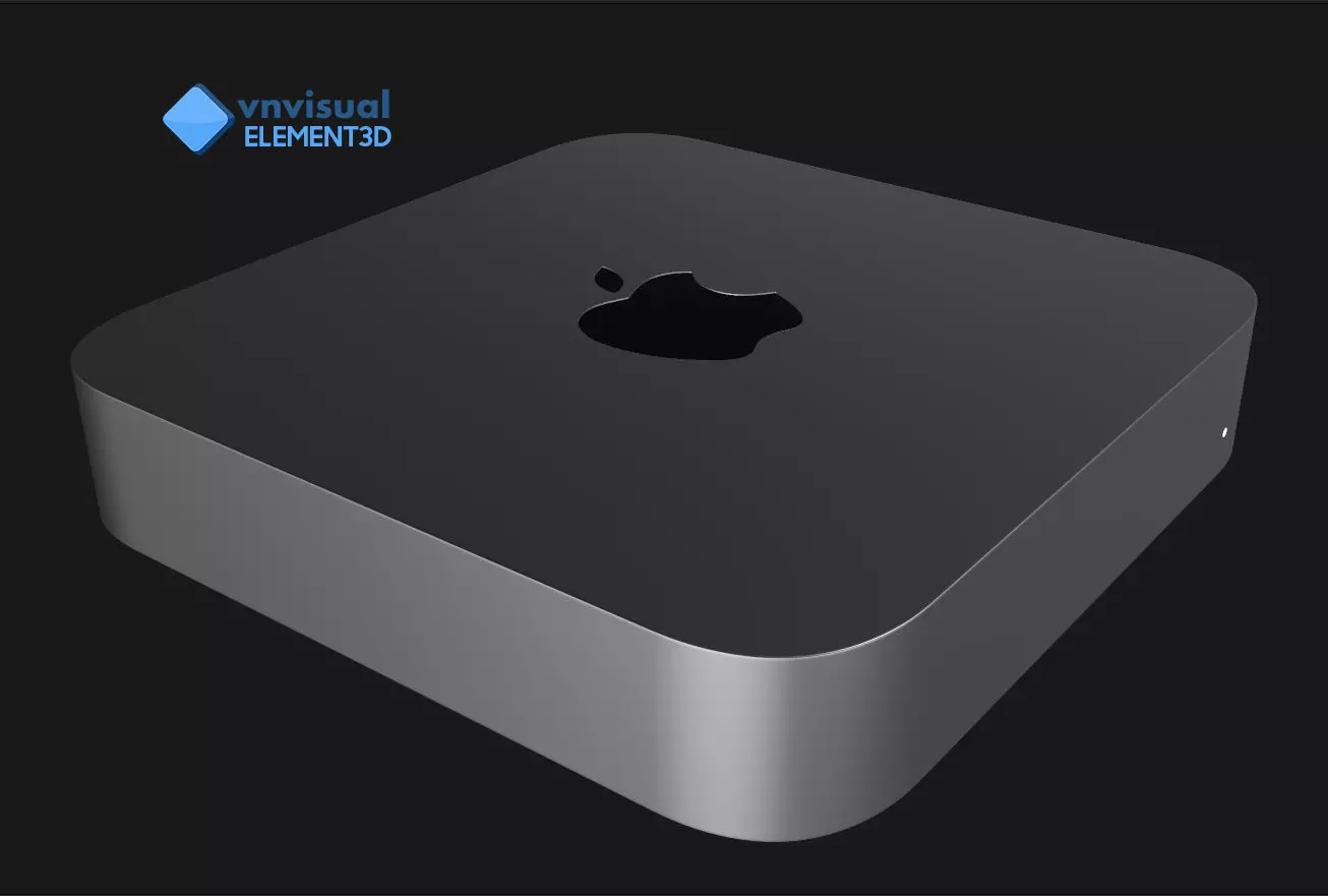 E3D - Apple Mac Mini 2018 3D model