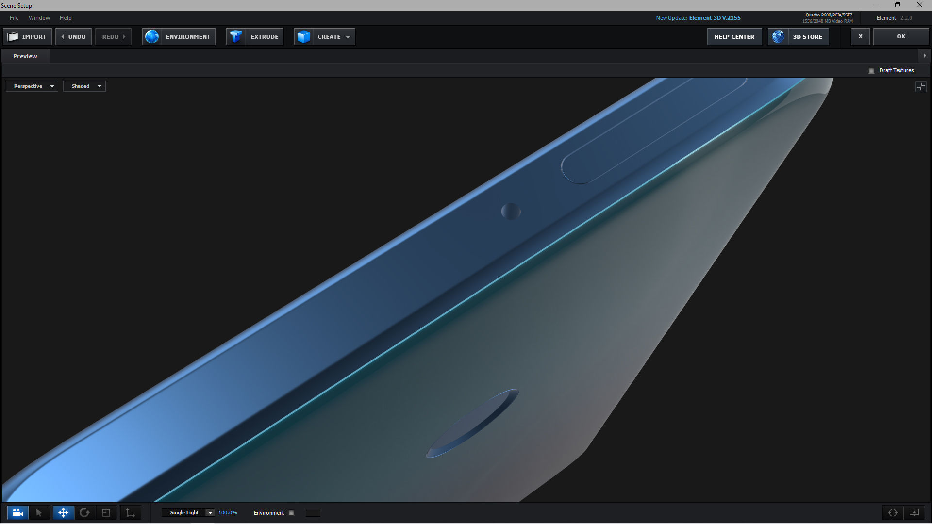 E3D - Huawei P30 Lite Peacock Blue 3D model_4