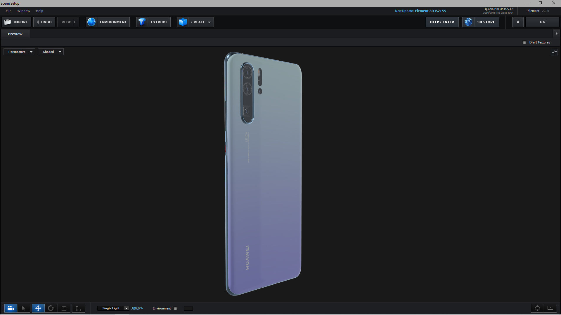E3D - Huawei P30 Pro Breathing Crystal  3D model_2