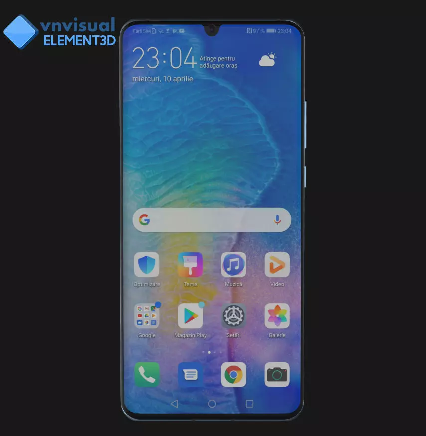 E3D - Huawei P30 Pro Breathing Crystal  3D model_0