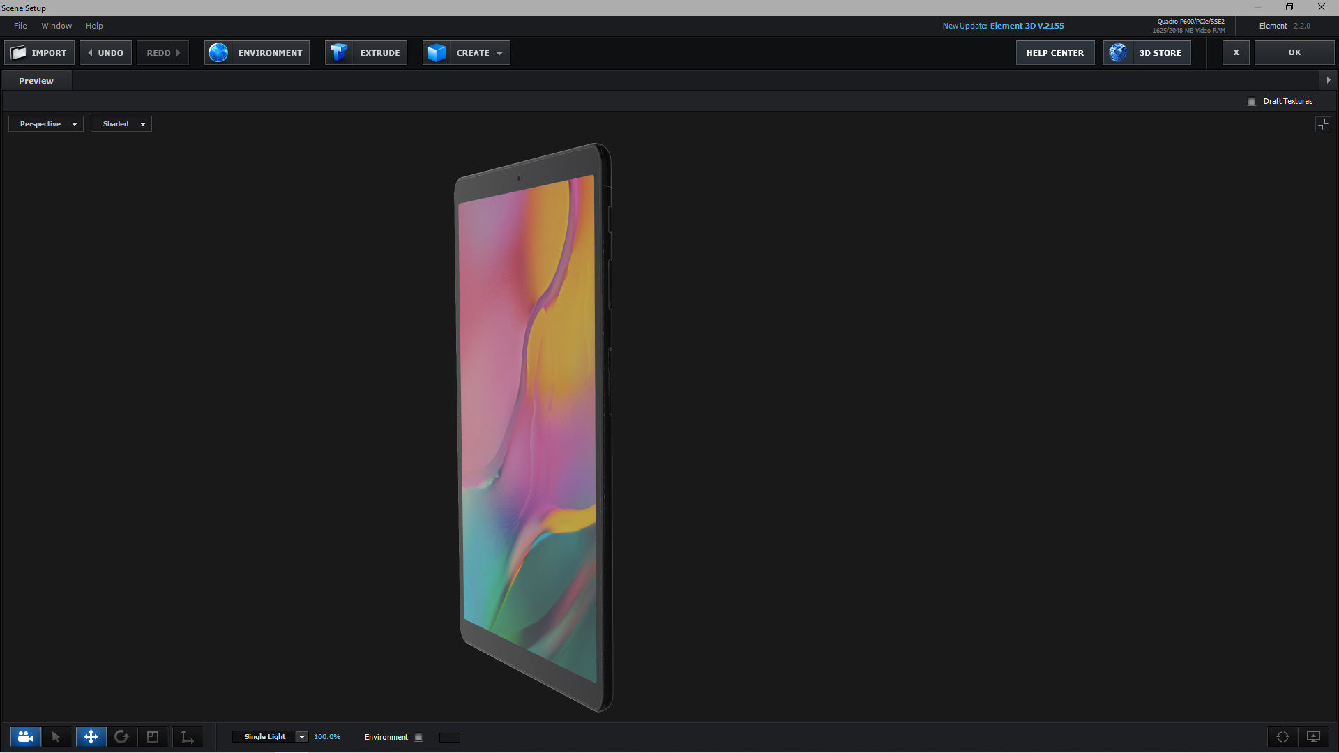 E3D - Samsung Galaxy Tab A 10 1 3D model_1