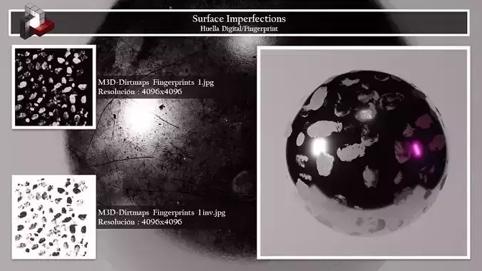 Misael 3D - Fingerprints Dirtmaps 4k