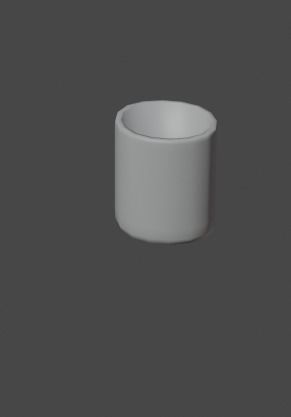  LOW POLY Mug - Cup Free low-poly 3D model_2