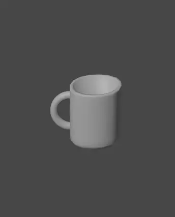  LOW POLY Mug - Cup Free low-poly 3D model_0