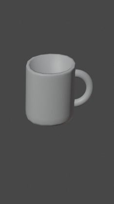 LOW POLY Mug - Cup Free low-poly 3D model_1