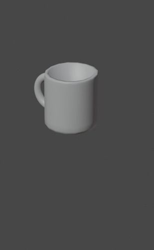  LOW POLY Mug - Cup Free low-poly 3D model_4