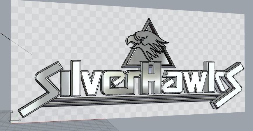 Silverhawks helmet with Stand 3D print model_13