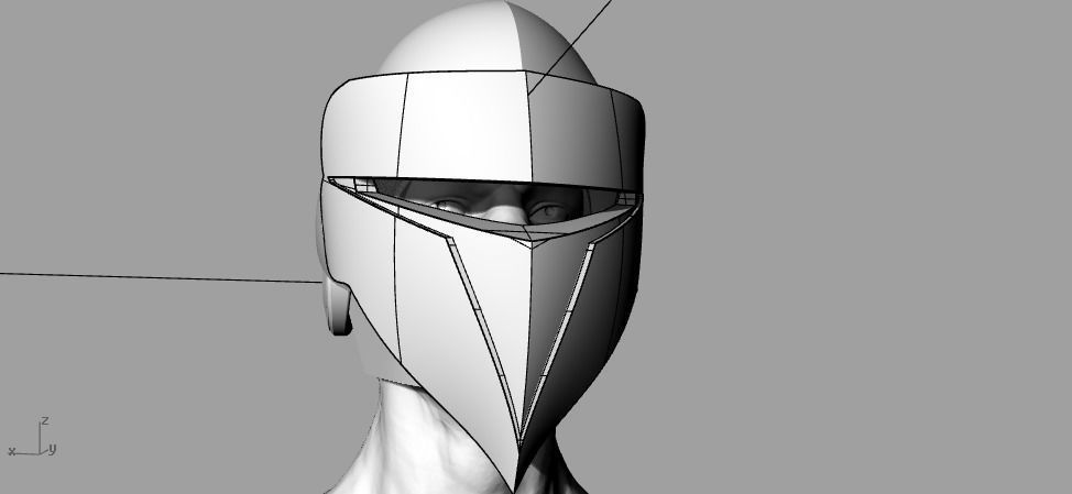 Silverhawks helmet with Stand 3D print model_11