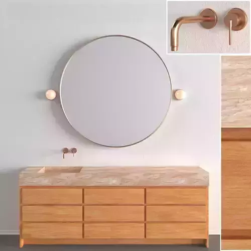 Marble vanity unit