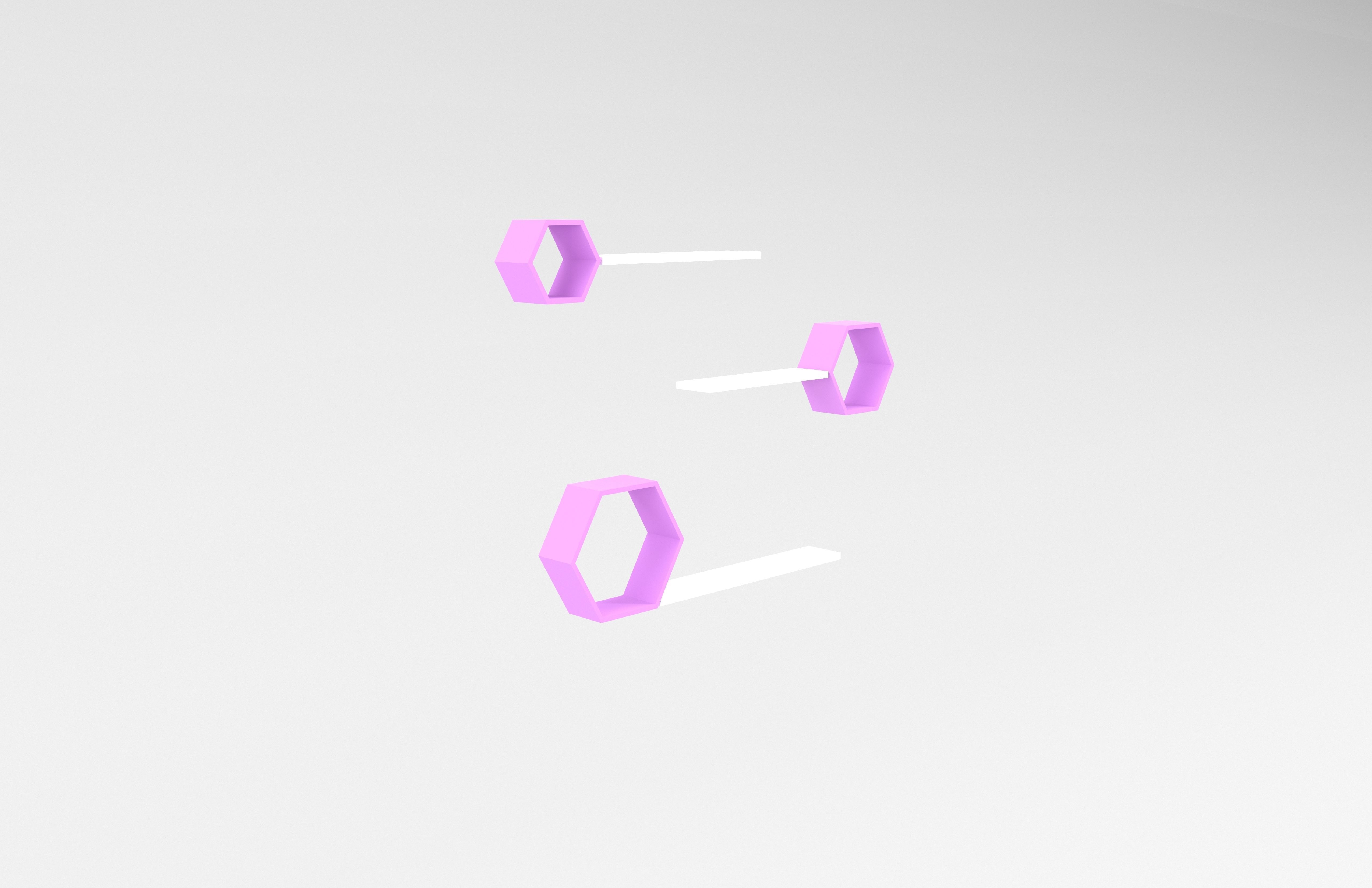 Wall Rack v1 004 Low-poly 3D model_3