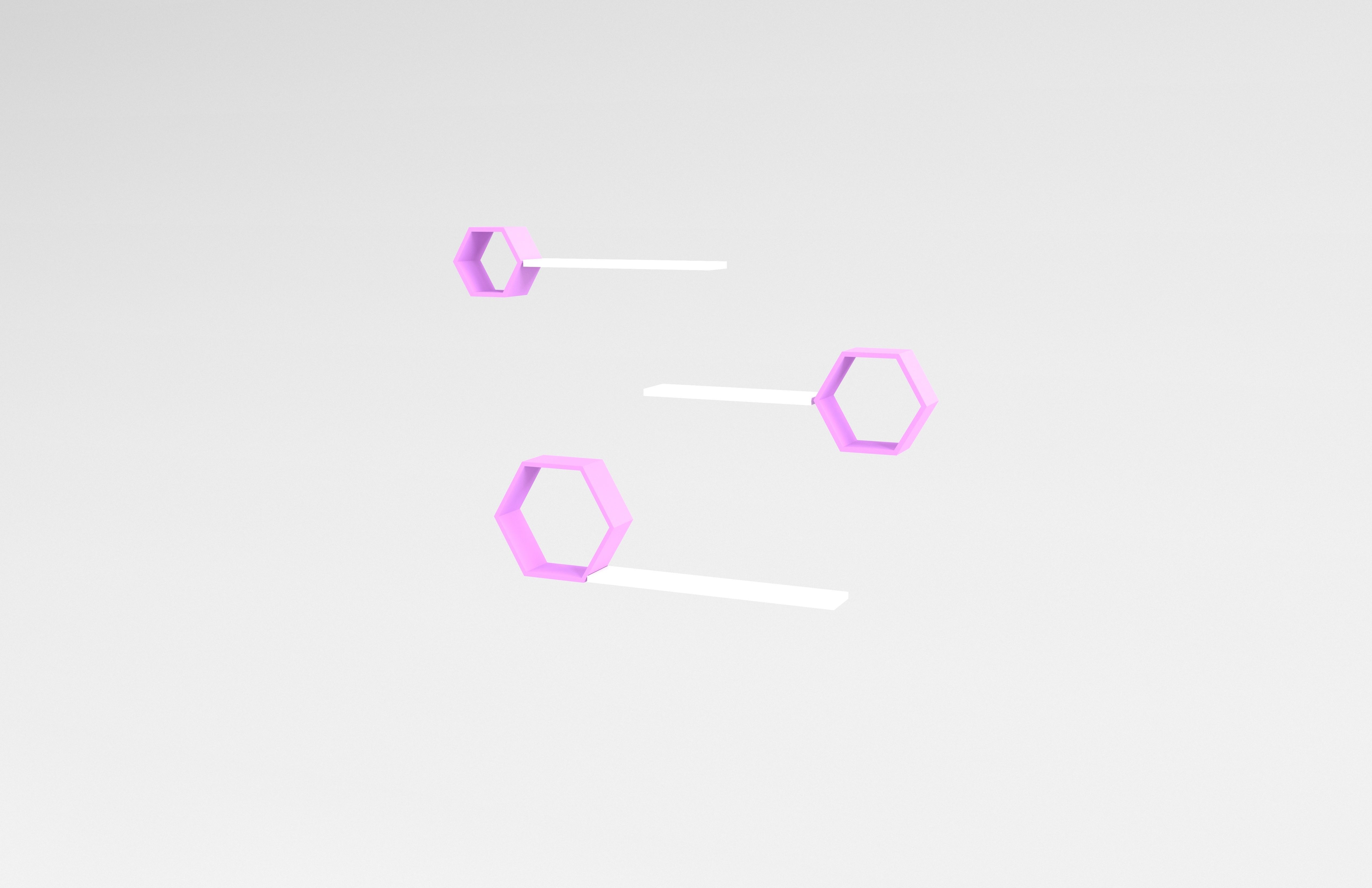 Wall Rack v1 004 Low-poly 3D model_1