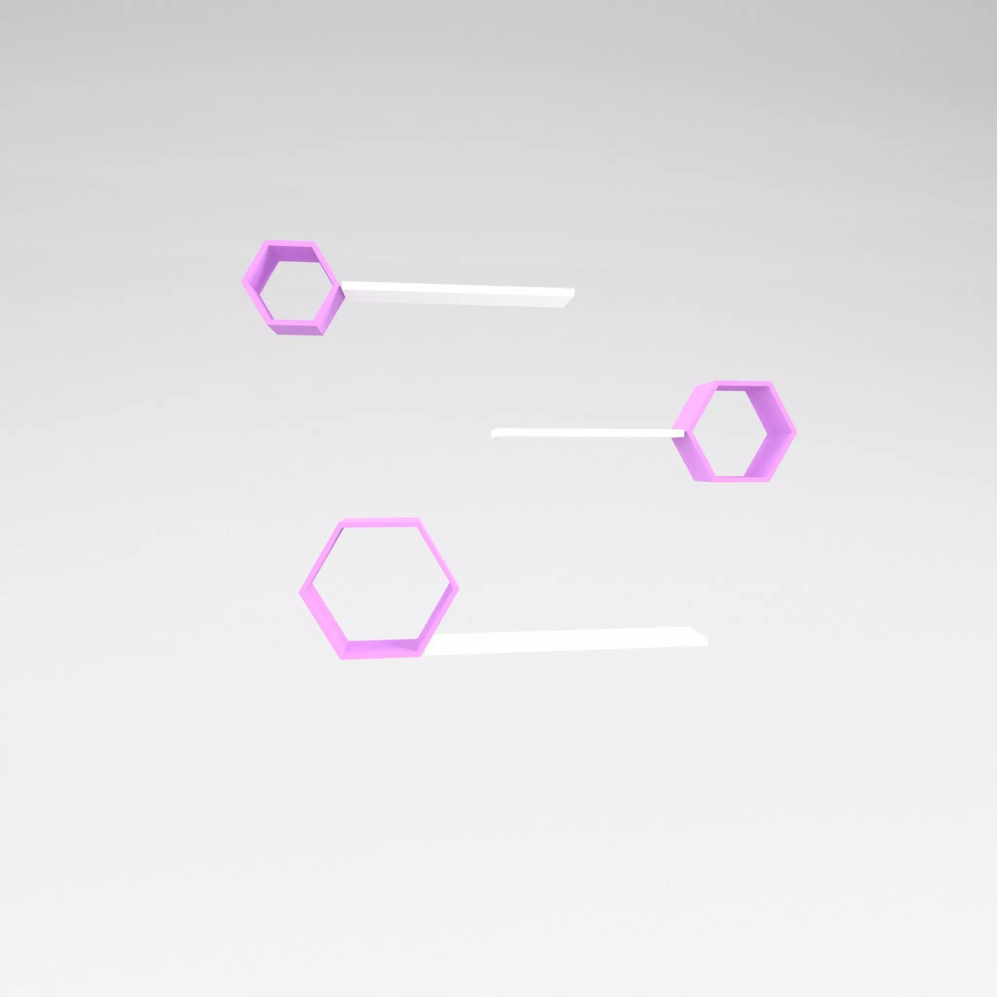 Wall Rack v1 004 Low-poly 3D model_0