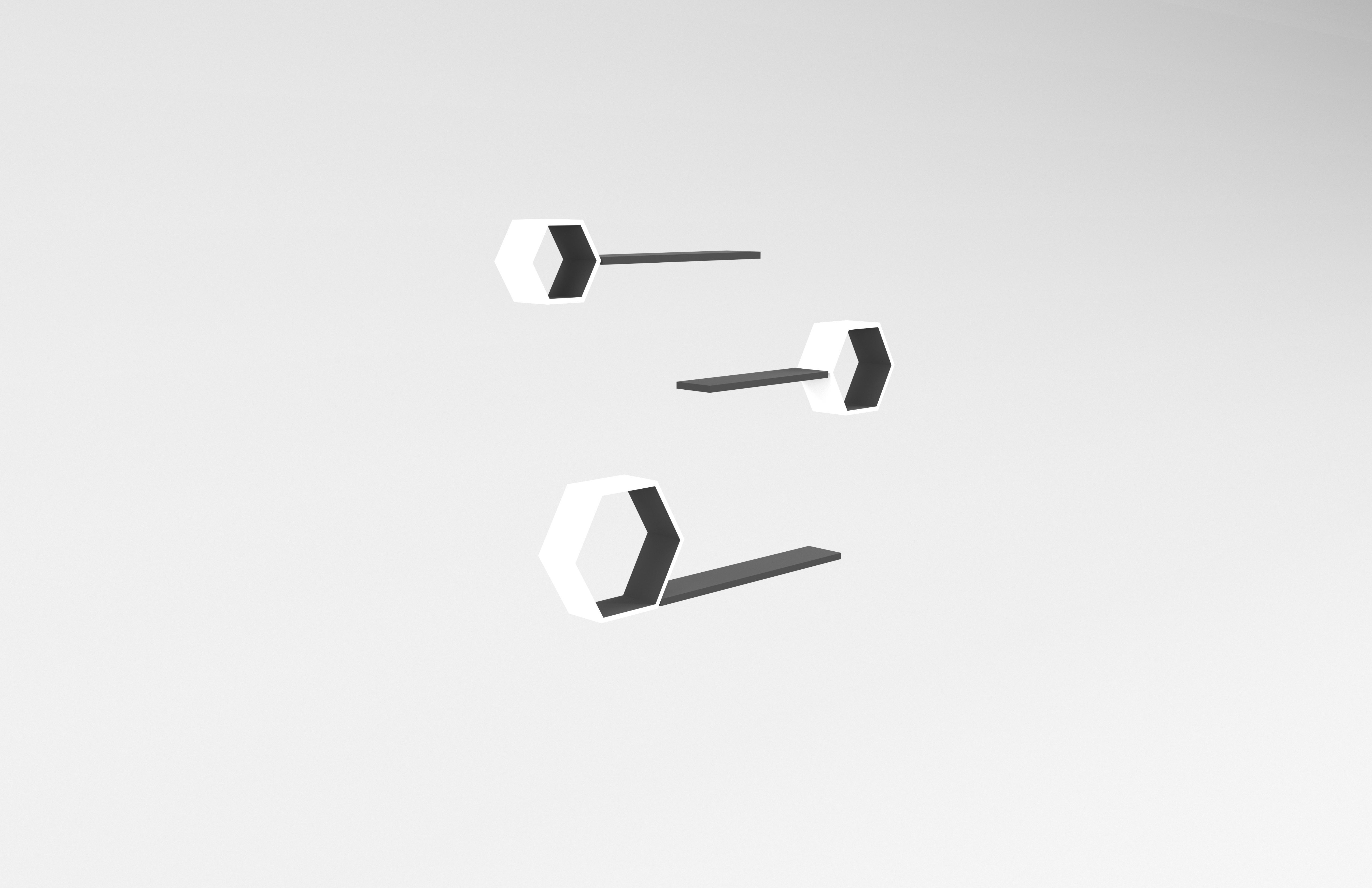 Wall Rack v1 007 Low-poly 3D model_3