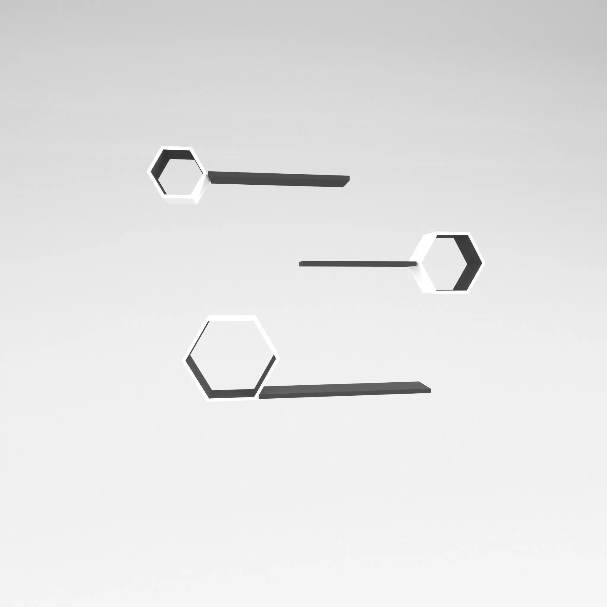 Wall Rack v1 007 Low-poly 3D model_0