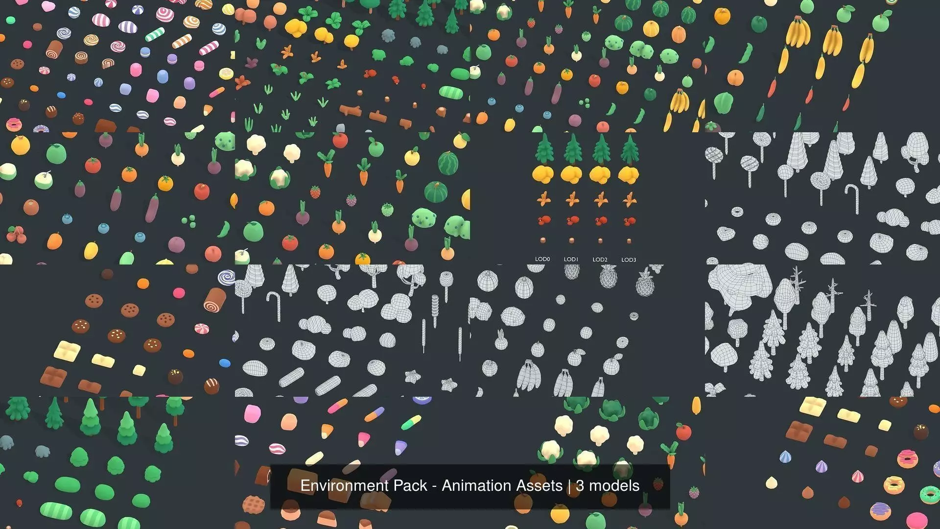 Environment Pack - Animation Assets 3D Model Collection_1