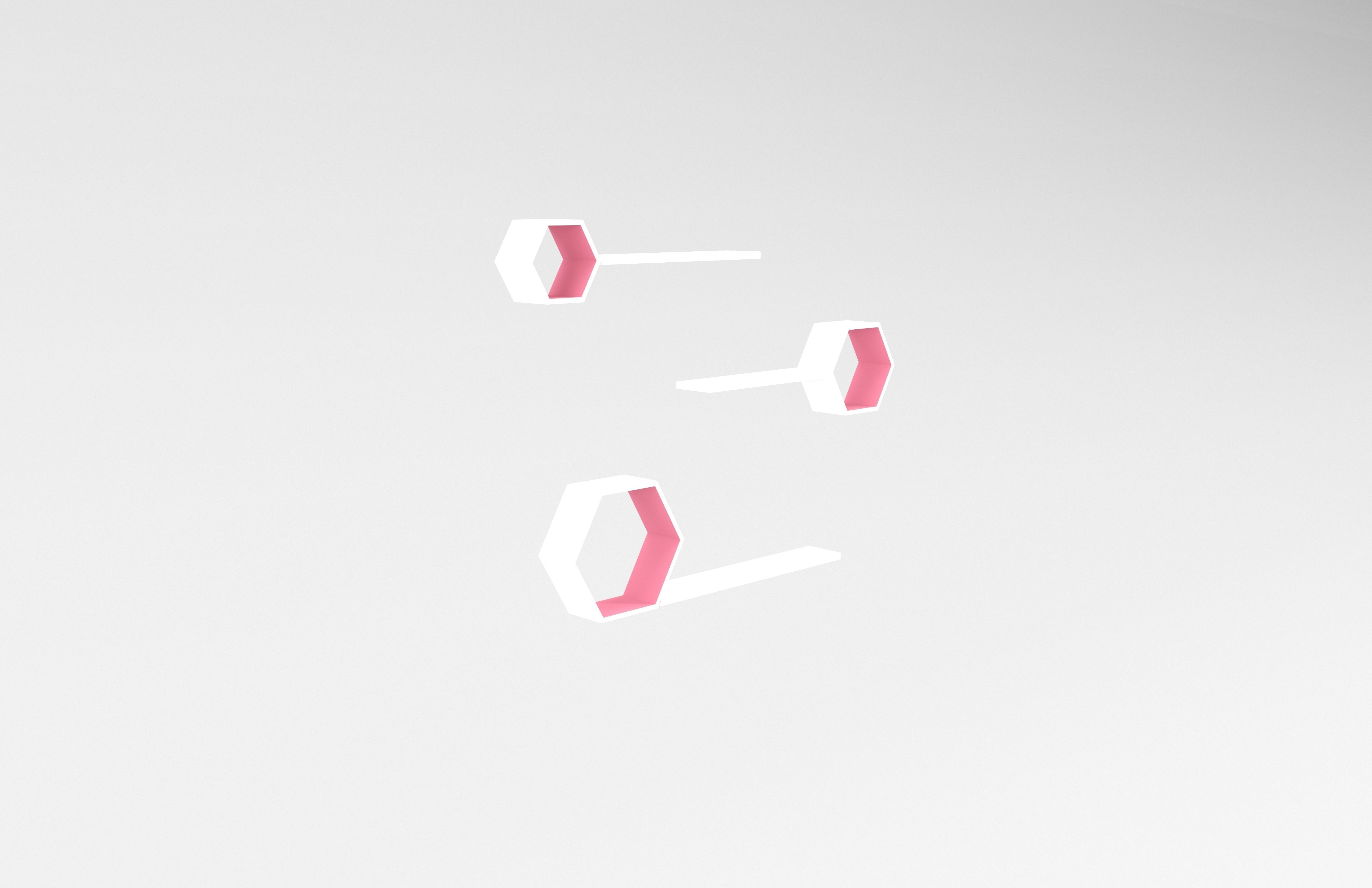 Wall Rack v1 009 Low-poly 3D model_3