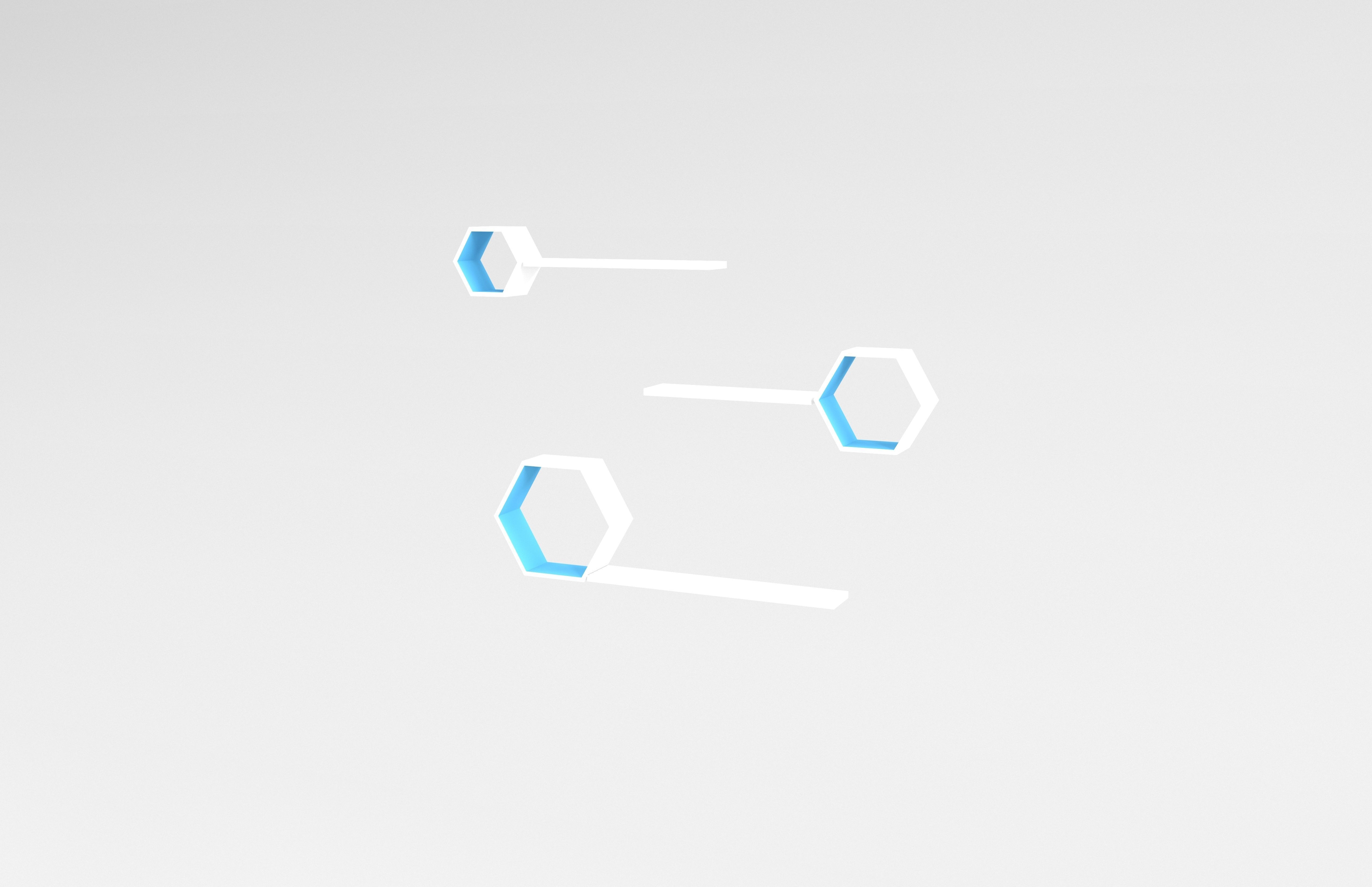 Wall Rack v1 010 Low-poly 3D model_2