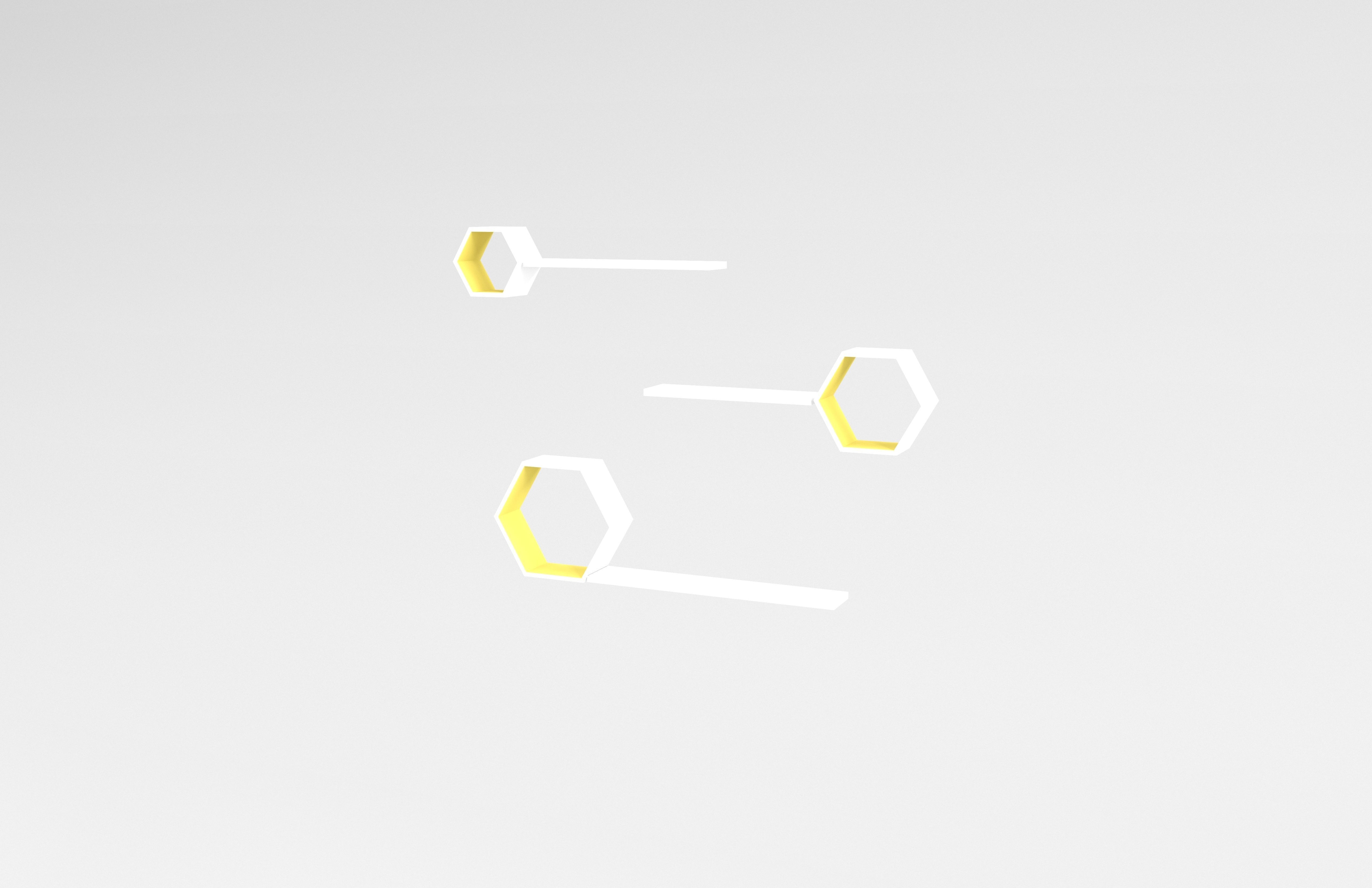 Wall Rack v1 011 Low-poly 3D model_1