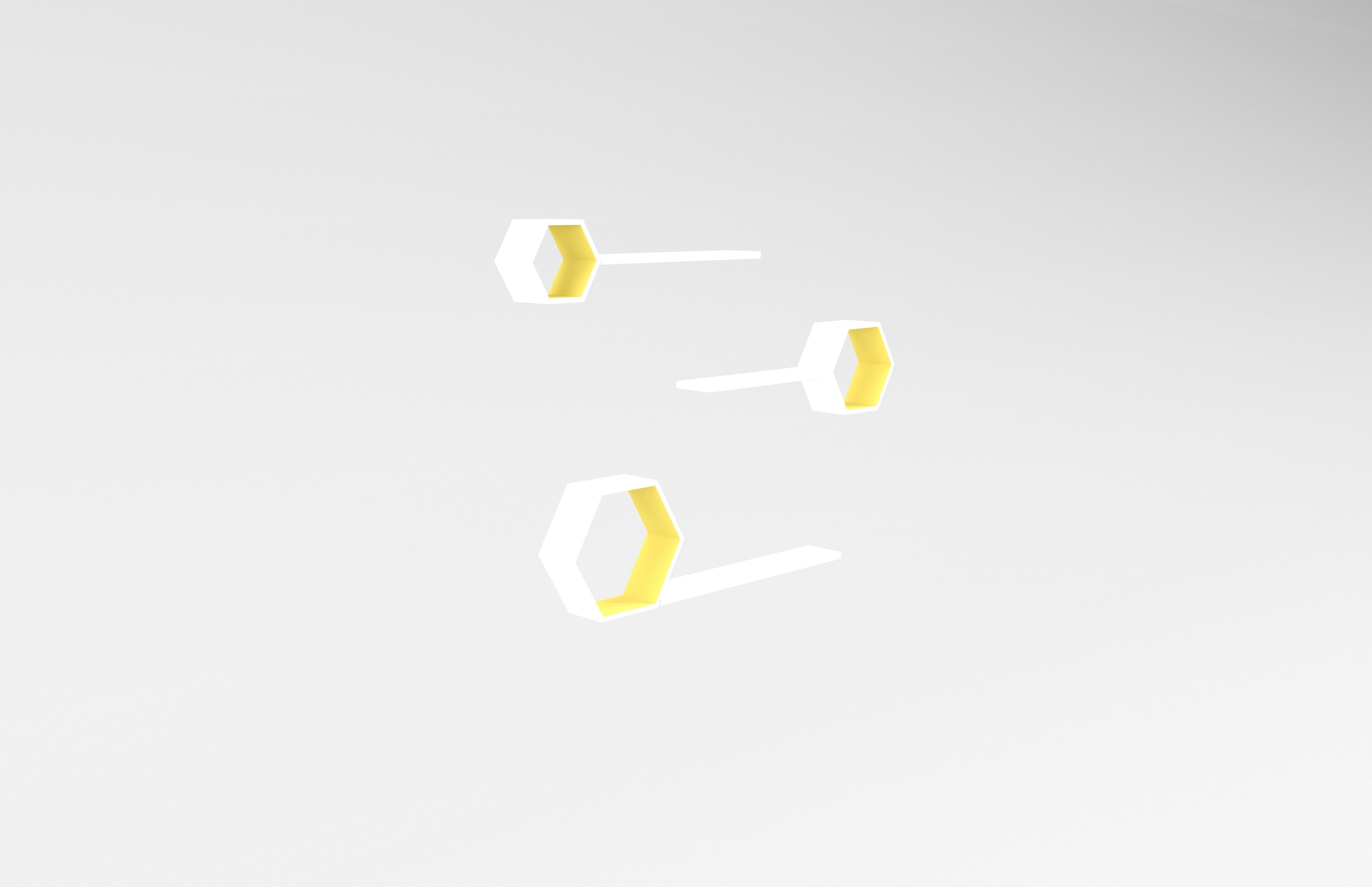 Wall Rack v1 011 Low-poly 3D model_3