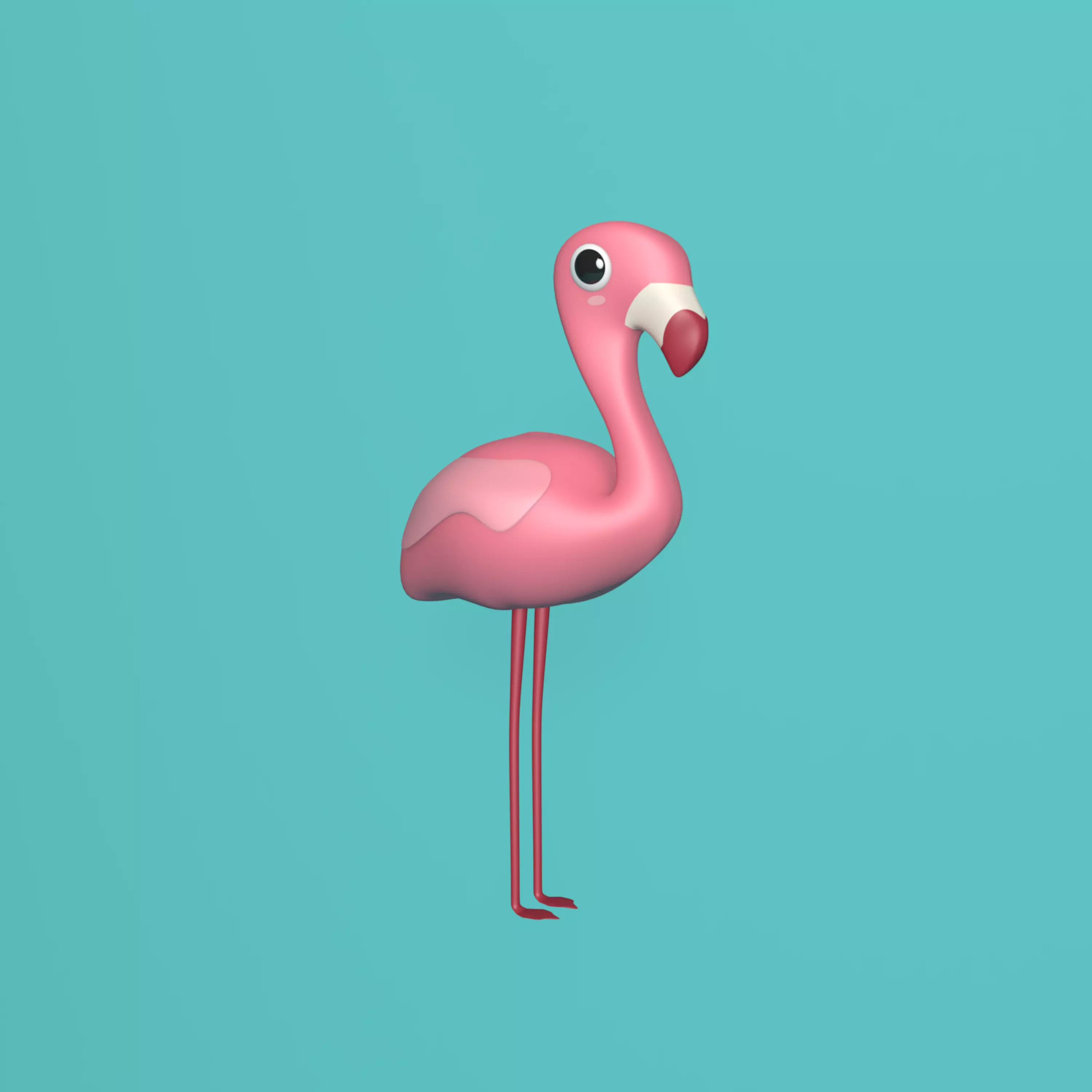 Flamingo 3D model_0