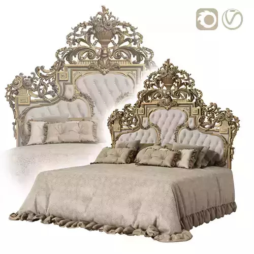 Asnaghi Valerie Bed 3D model