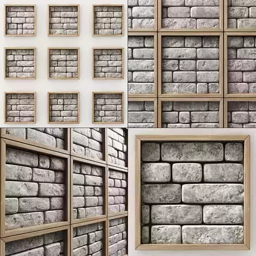 Panel small brick decor n1